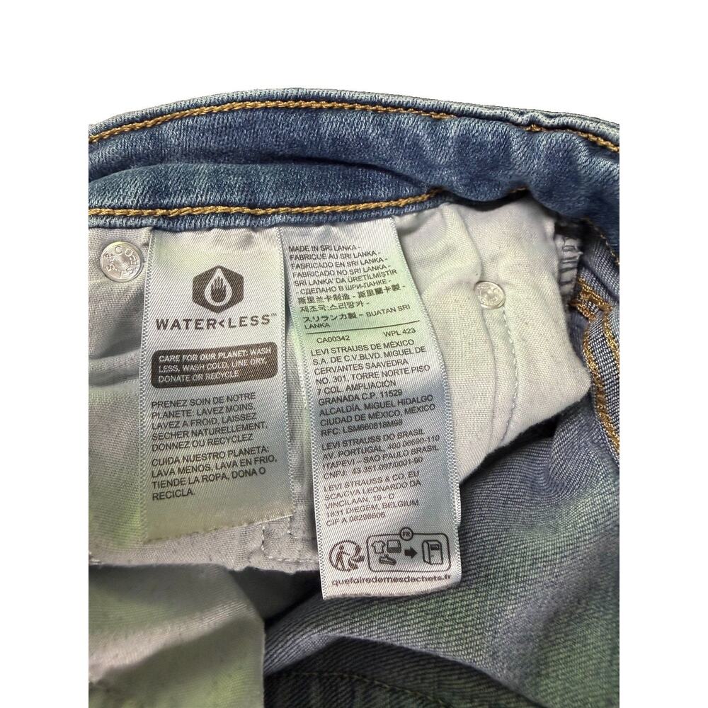 Levi’s 726 Flare Jeans W28 L32 Light Wash High Rise Stretch - Picture 9 of 13